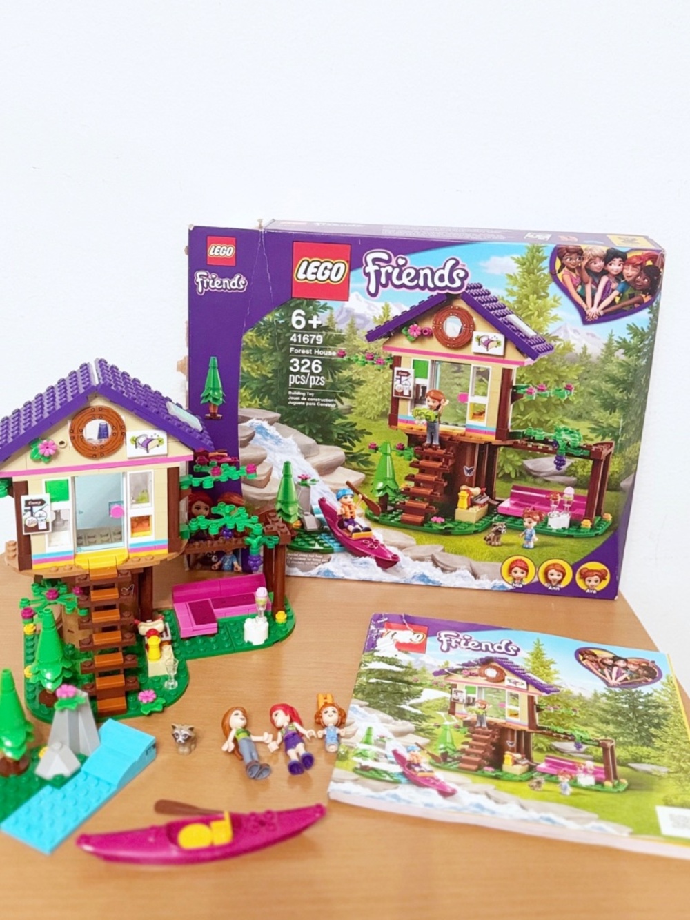 LEGO Friends Forest House 41679 Set for 6+ Yrs Old Complete Manual